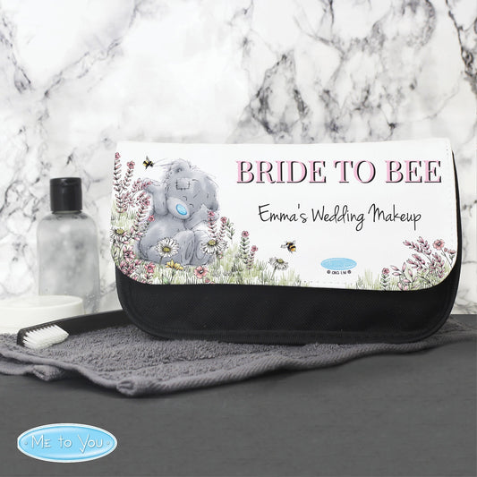 BRIDE TO BEE PERSONALISED MAKE UP BAG COSMETIC & WASH BAGS from Eleanoras