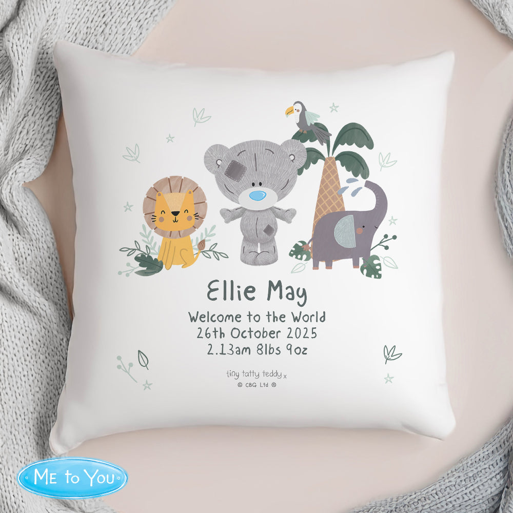 Eleanoras Personalised Jungle Animals  Cushion Cushions & Covers