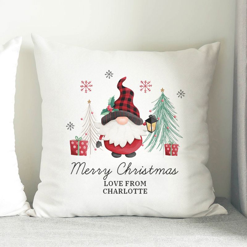 Personalised Christmas Gonk Cushion