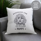Eleanoras Personalised Reserved For Dog Breed Cushion Cushions & Covers