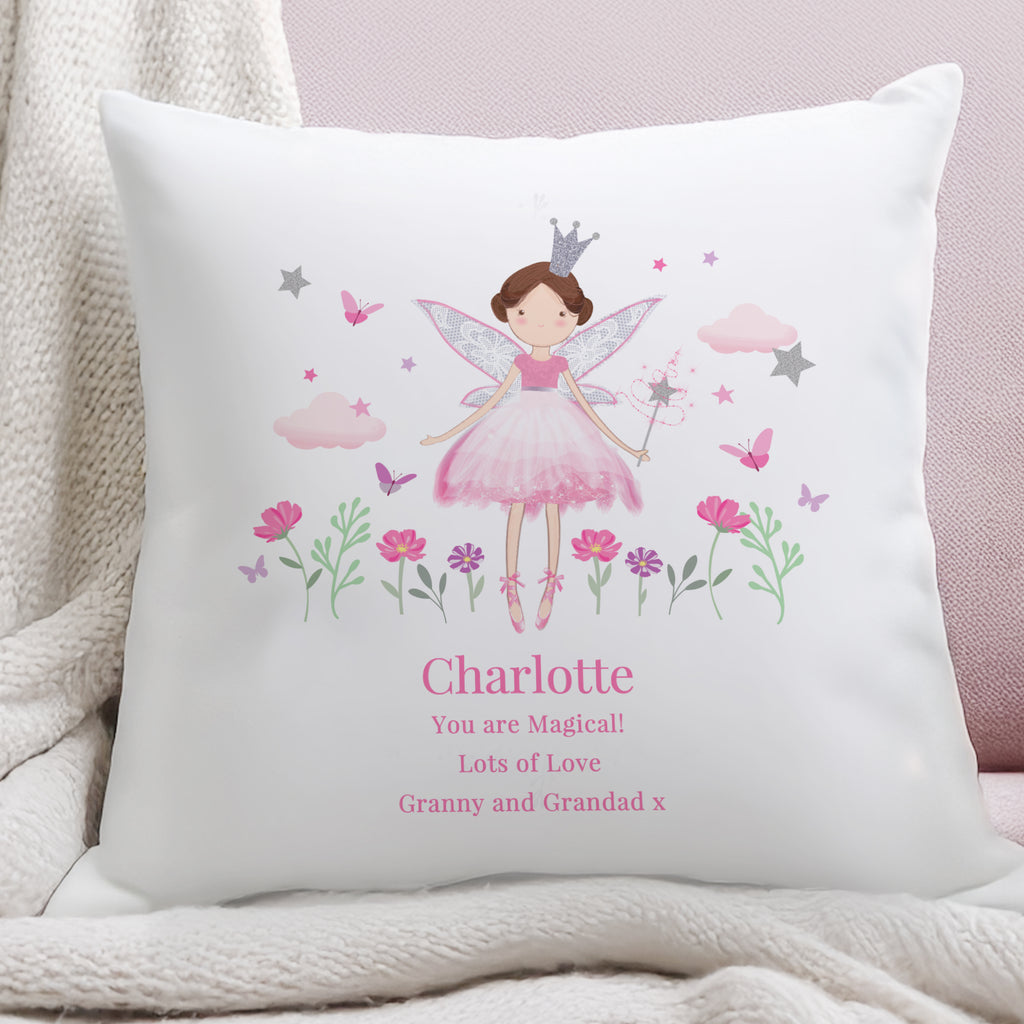 Eleanoras Personalised Fairy Princess  Cushion Cushions & Covers