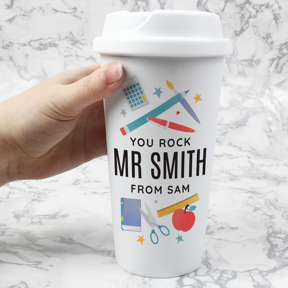 TEACHER PERSONALISED ECO TRAVEL CUP