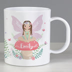 Eleanoras Personalised Toadstool Fairy Plastic Mug Mugs