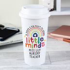 Eleanoras Personalised Shape Little Minds Travel Mug Drinkware