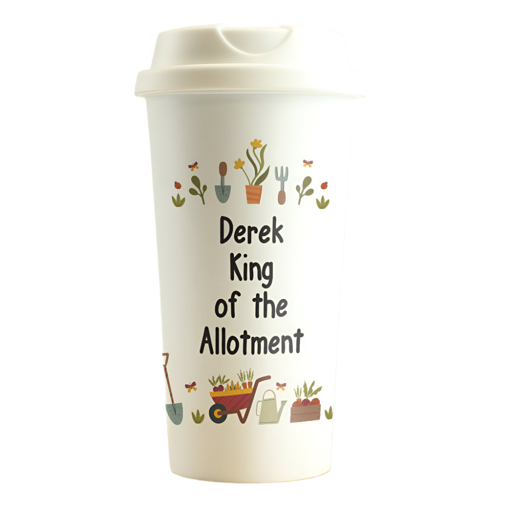 Eleanoras King Of The Allotment Travel Mug Mugs