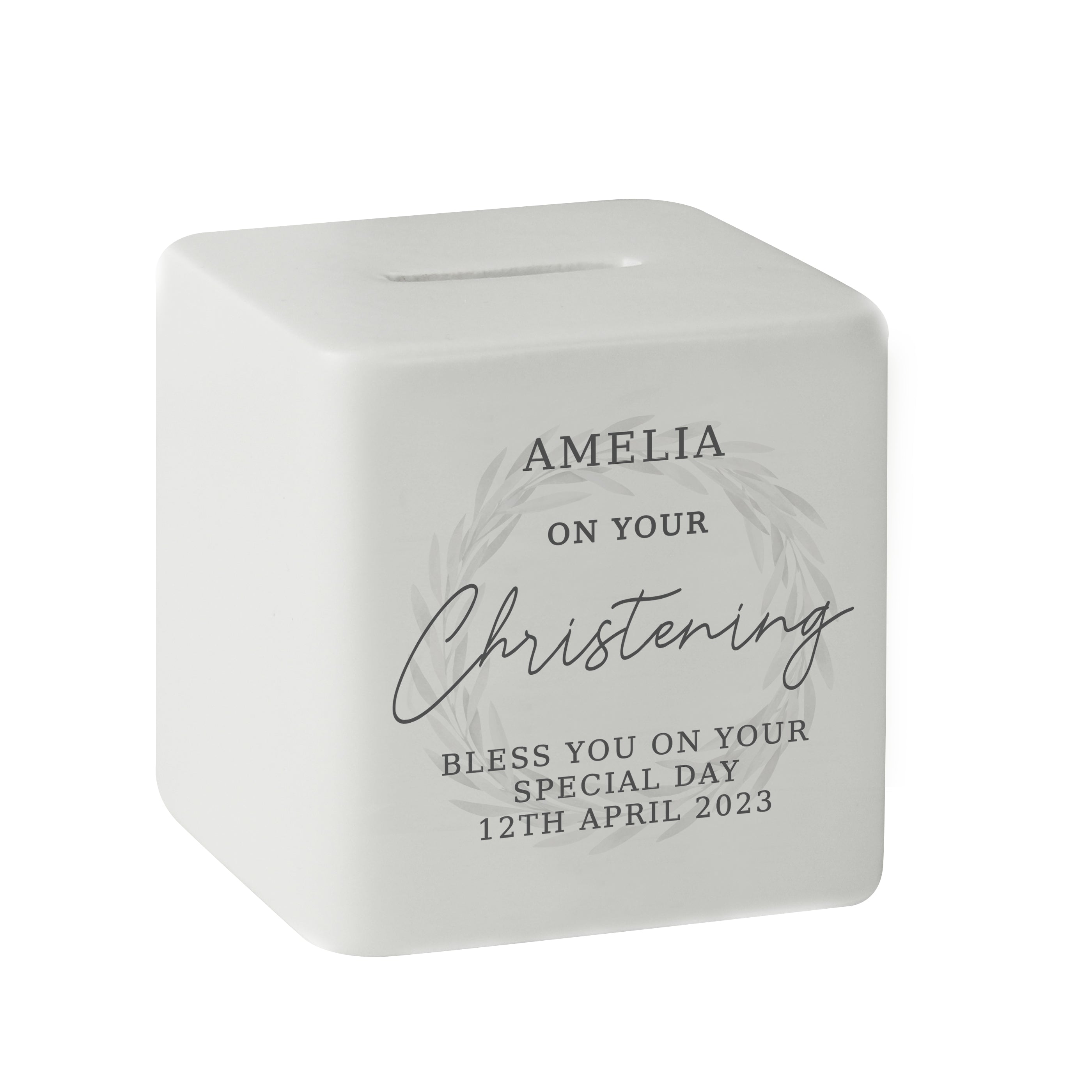 Eleanoras Personalised Christening Money Box Money Boxes