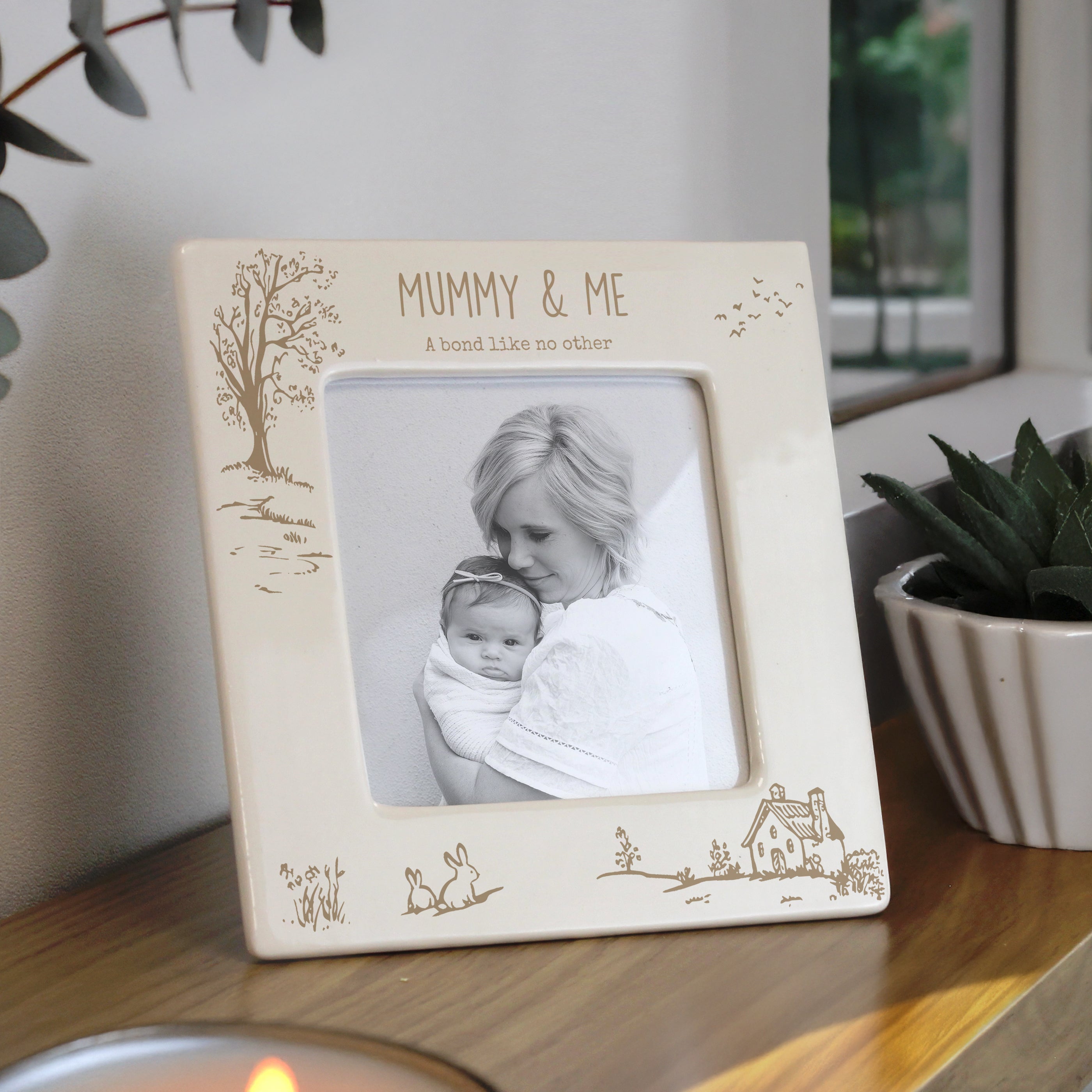 Personalised Cottagecore Ceramic Frame