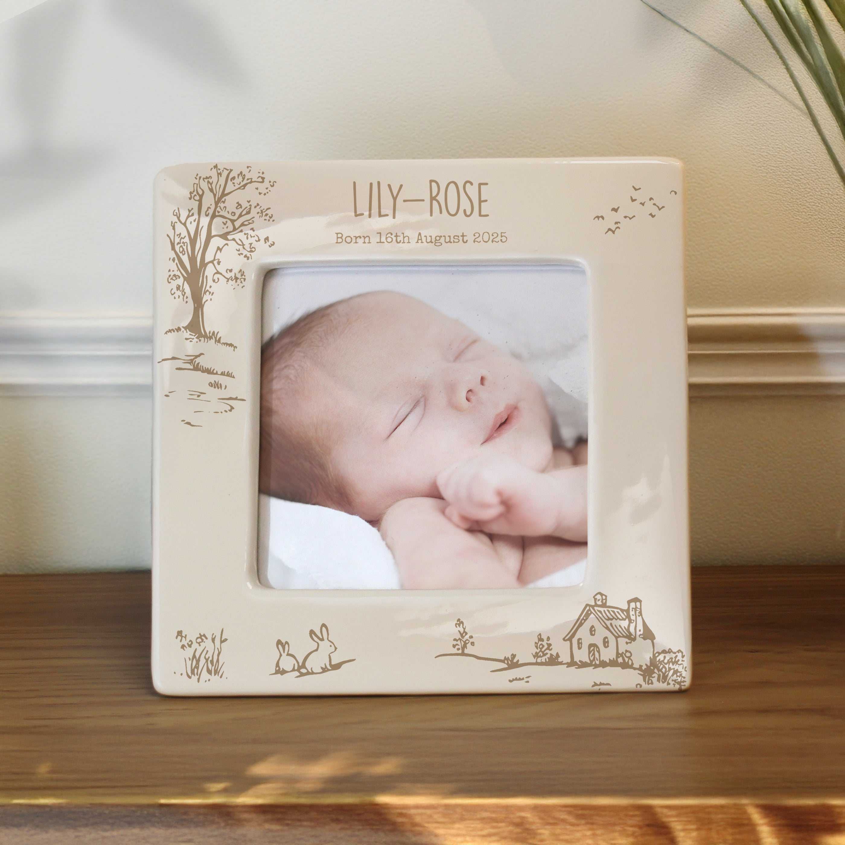 Personalised Cottagecore Ceramic Frame