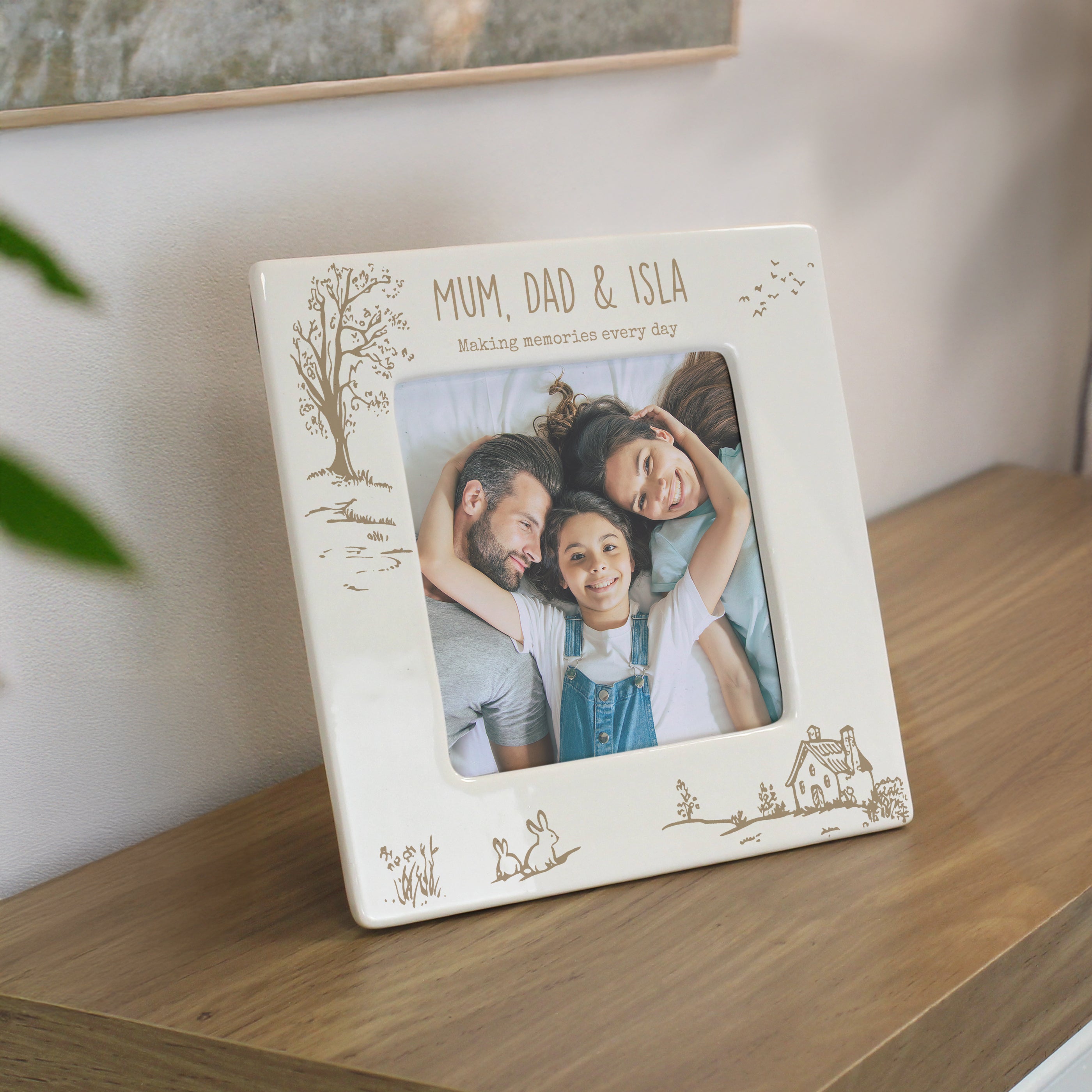 Personalised Cottagecore Ceramic Frame