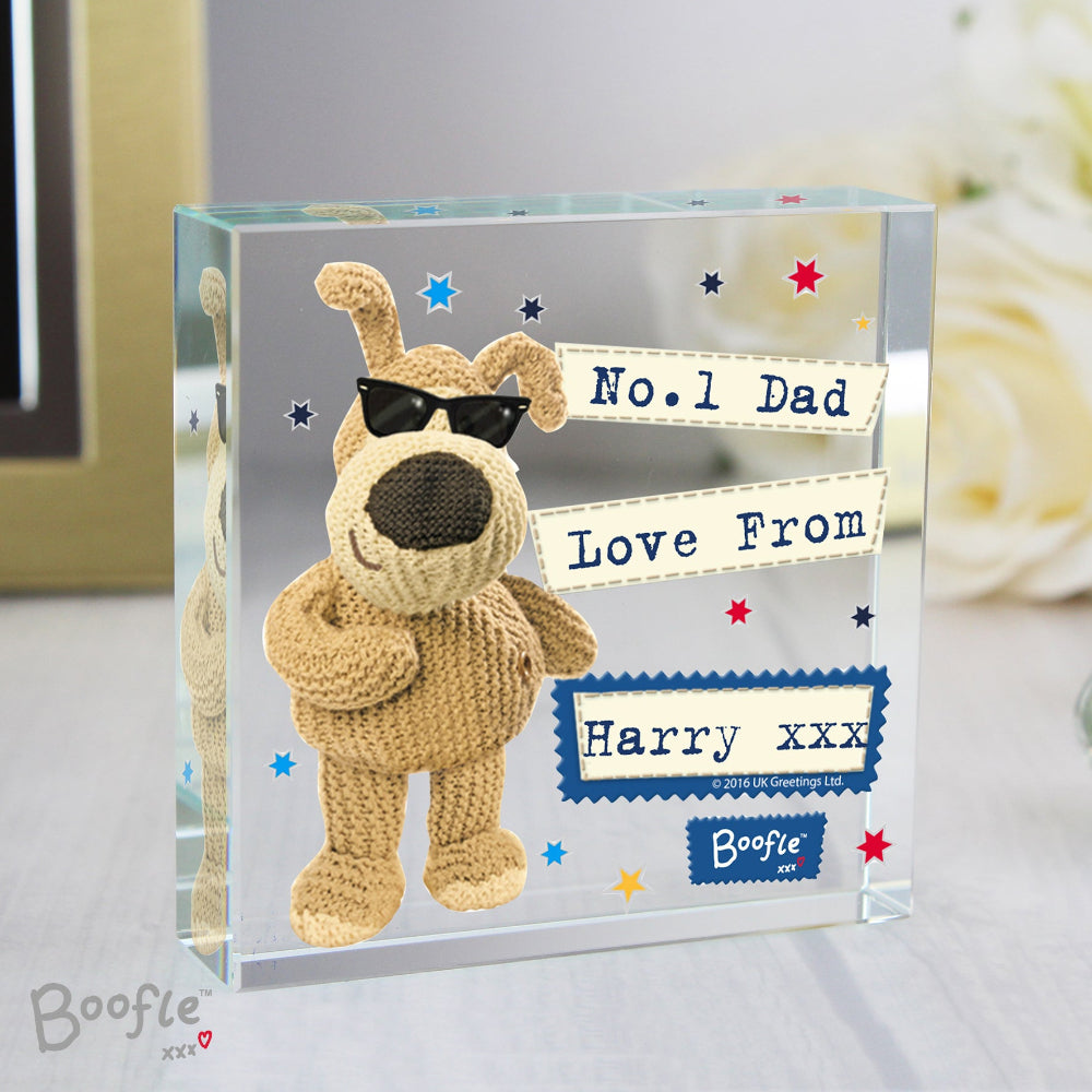 Eleanoras Personalised Boofle Stars Crystal Token Keepsakes