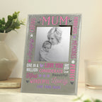 Eleanoras Personalised Mum Glitter Frame Photo Frames