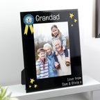 Eleanoras Personalised No.1 Grandad Black Glass Frame Photo Frames