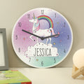 Eleanoras Personalised Unicorn Wooden Clock Clocks