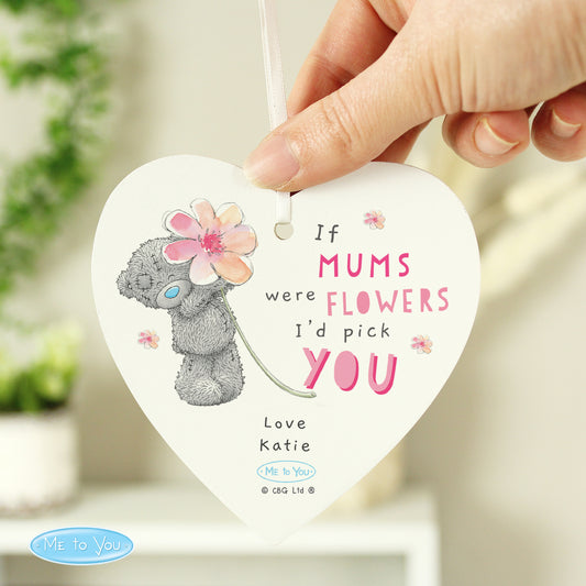 Eleanoras If Mums Were Flowers Heart Decoration Hanging Signs