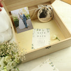 Eleanoras Personalised Floral Watercolour Wooden Keepsake Box Boxes & Chests