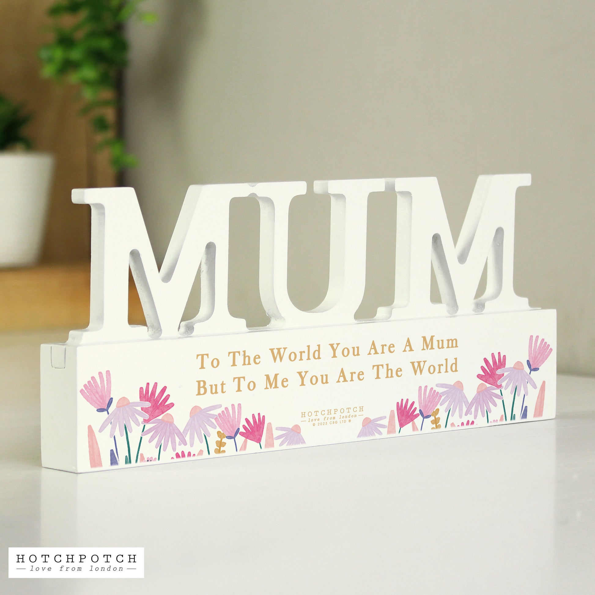 Eleanoras Personalised Wild Flower Mum Ornament 