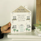 Eleanoras Personalised Love Makes A Home Wooden House Ornament 