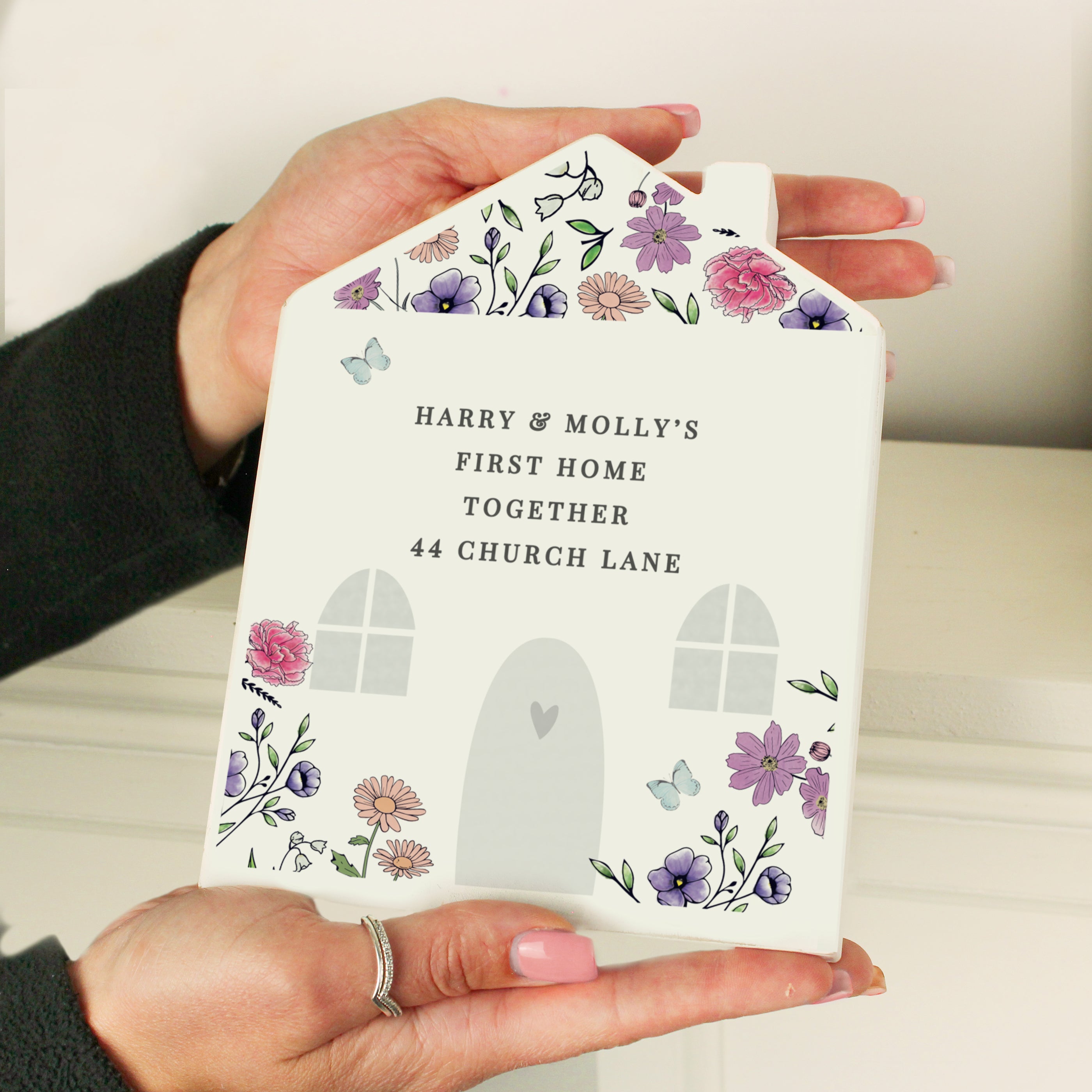 Eleanoras Personalised Wild Flowers New Home Ornament Ornaments