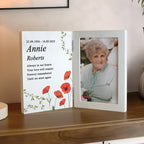 Personalised Memorial Wooden Hinged Photo Frame