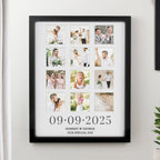 Eleanoras Personalised Special Date Black Multi Photo Frame Photo Frames