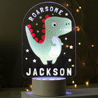 Roarsome Dinosaur Personalised Night Light
