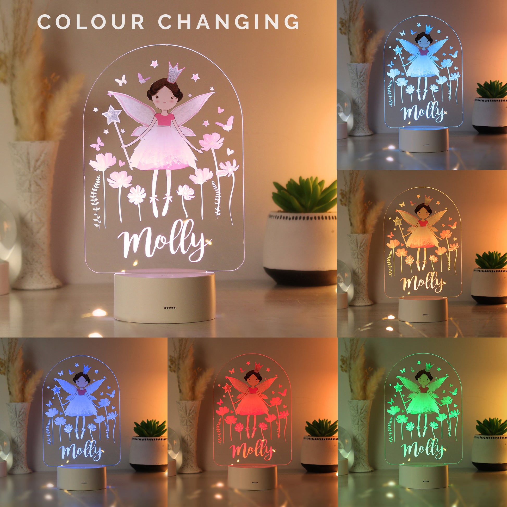 Eleanoras FAIRY LED COLOUR CHANGING NIGHT LIGHT NOVELTY LIGHTS