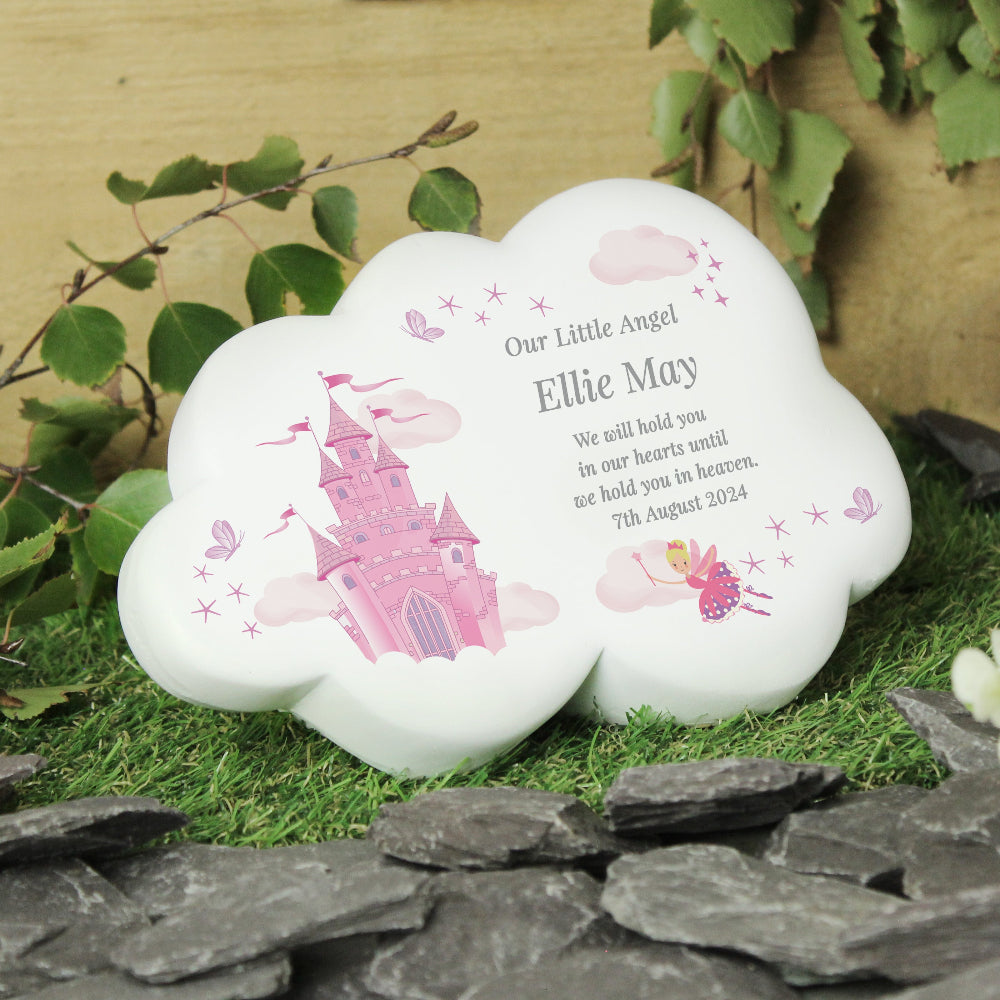 Eleanoras Personalised Fairy Castle Resin Memorial Cloud 