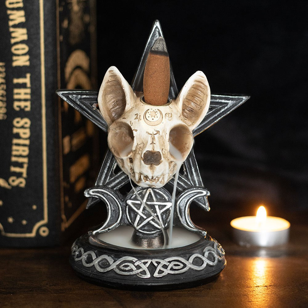 Eleanoras OUIJA CAT BACKFLOW INCENSE BURNER Backflow Burners