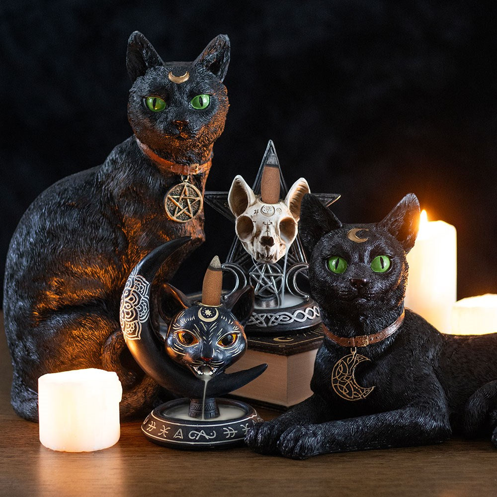 Eleanoras OUIJA CAT BACKFLOW INCENSE BURNER Backflow Burners