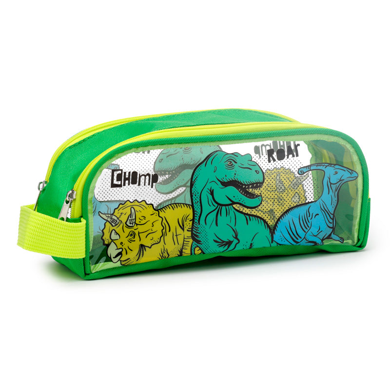 Eleanoras Dinosauria Clear Window Pencil Case Pencil Cases