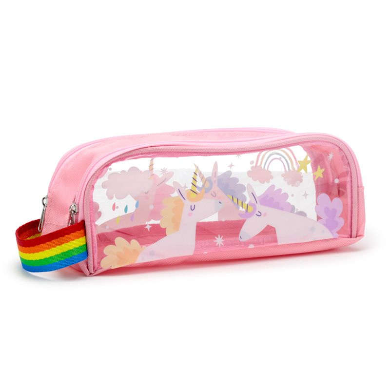 Eleanoras UNICORN MAGIC CLEAR WINDOW PENCIL CASE Pencil Cases