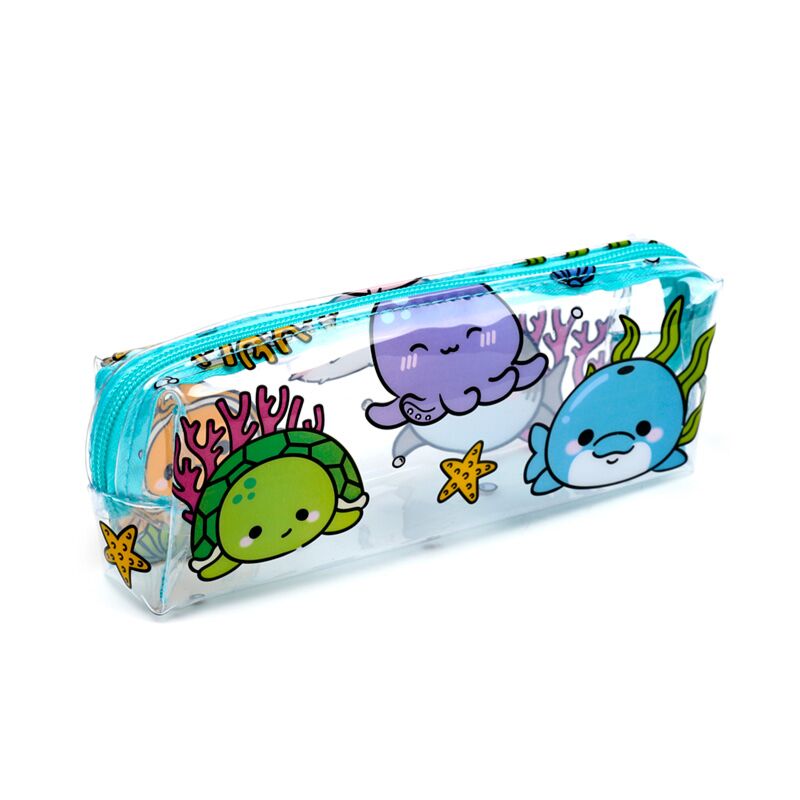 Eleanoras Adoramals Ocean Clear Pencil Case Pencil Cases