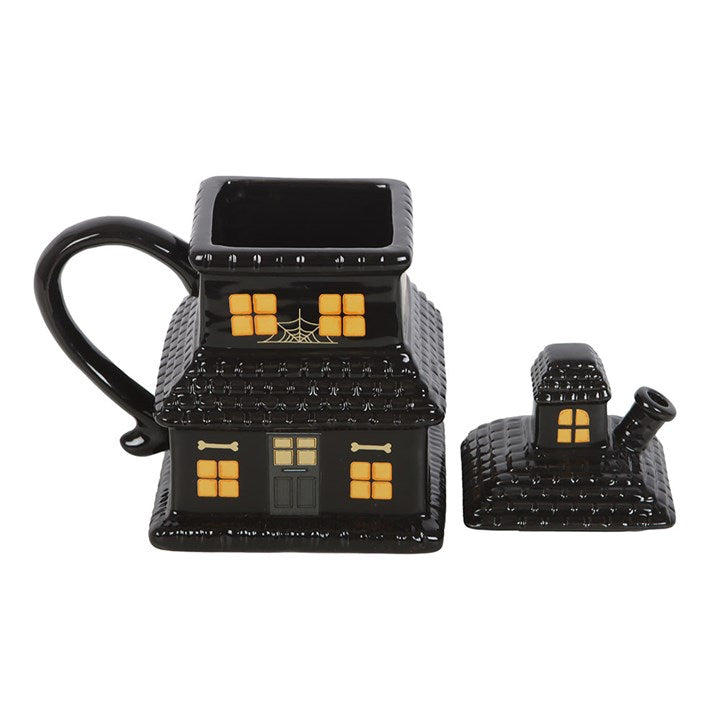 Eleanoras Black Haunted House Mug Mugs