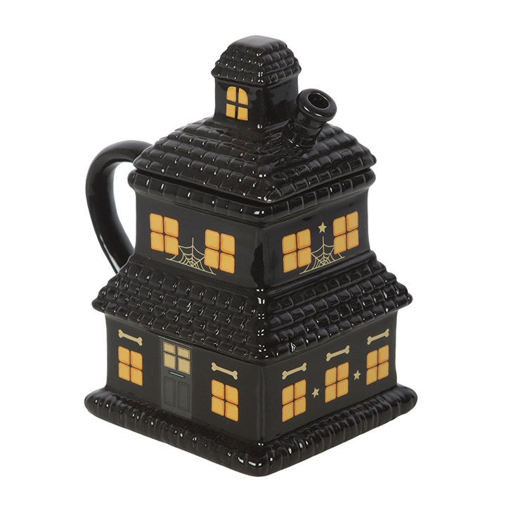 Eleanoras Black Haunted House Mug Mugs