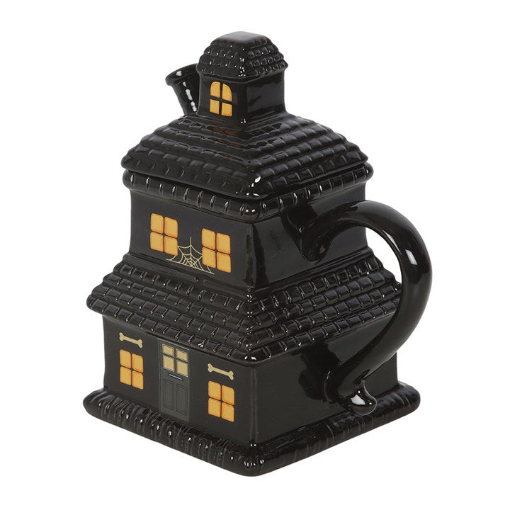 Eleanoras Black Haunted House Mug Mugs