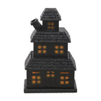 Eleanoras Black Haunted House Incense Cone Holder Incense Holders