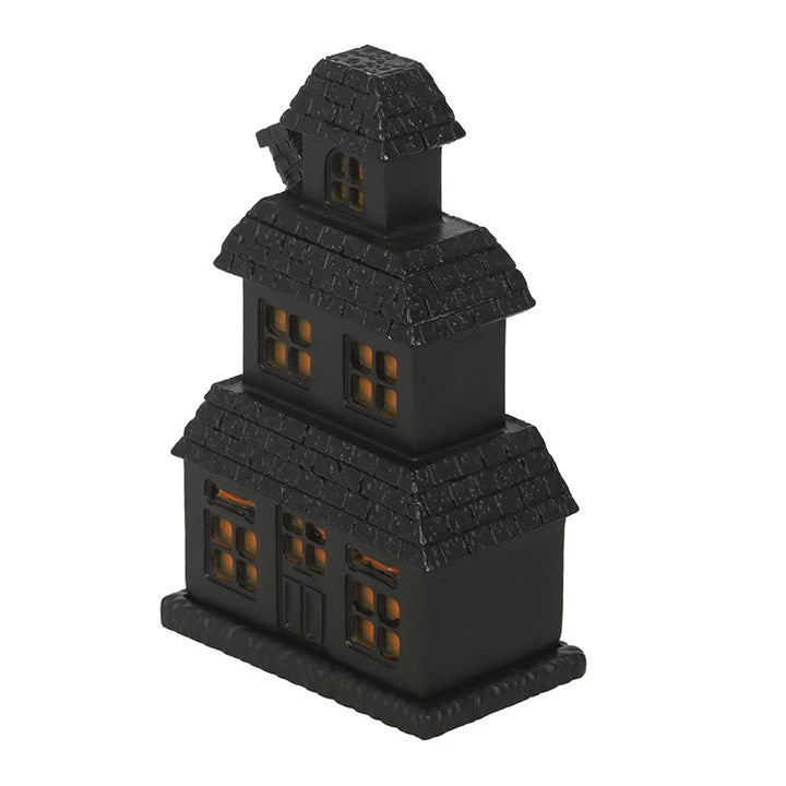 Eleanoras Black Haunted House Incense Cone Holder Incense Holders
