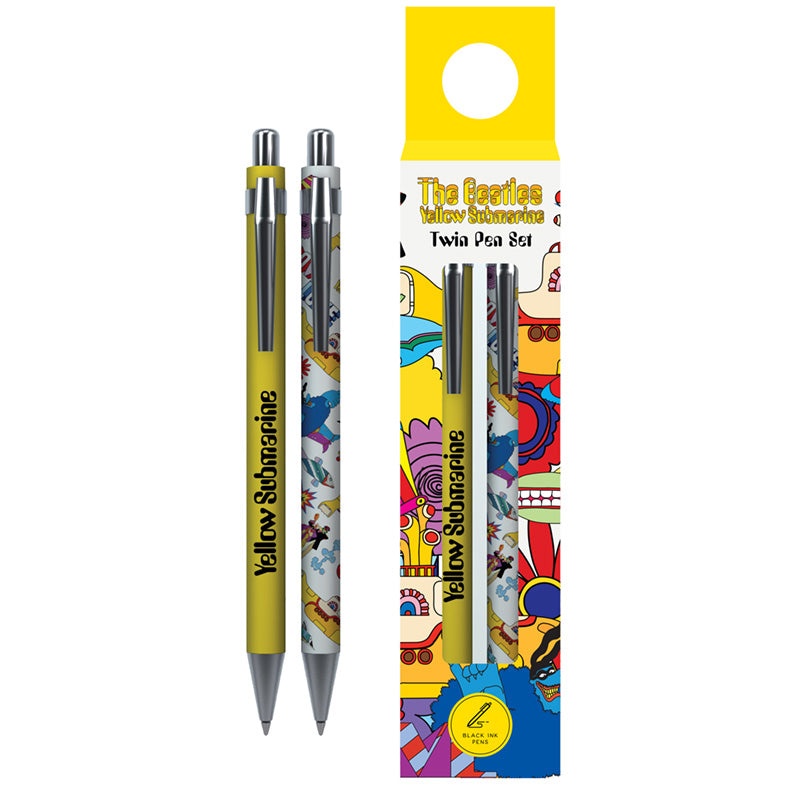Eleanoras THE BEATLES YELLOW SUBMARINE TWIN PEN SET 