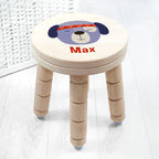 Eleanoras Personalised Cute Puppy Kids Stool Kids Stools