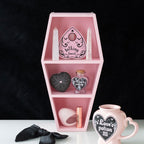 Eleanoras Pink Coffin Shelf Wall Shelves