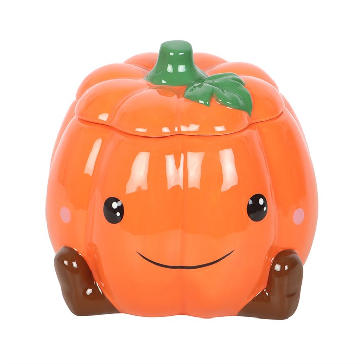 Eleanoras Cute Smiling Pumpkin Oil Burner and Wax Warmer 