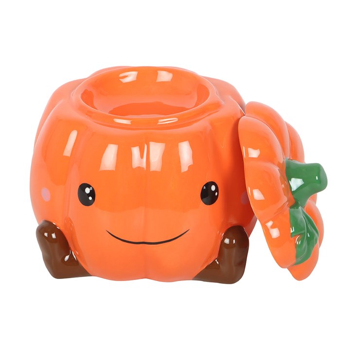 Eleanoras Cute Smiling Pumpkin Oil Burner and Wax Warmer 