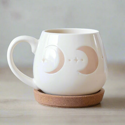 MOON PHASE ROUNDED MUG Mugs from Eleanoras