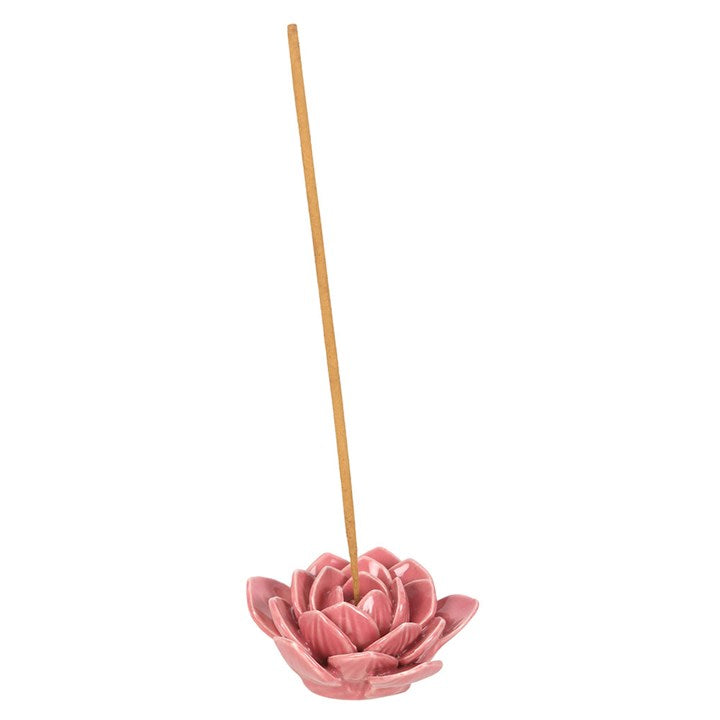 Eleanoras Pink Water Lily Incense Stick Holder Incense Holders