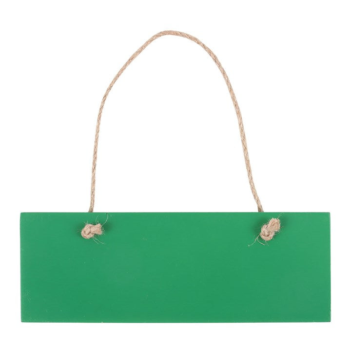 Eleanoras Welcome To Our Garden Green Hanging Sign Signs & Plaques