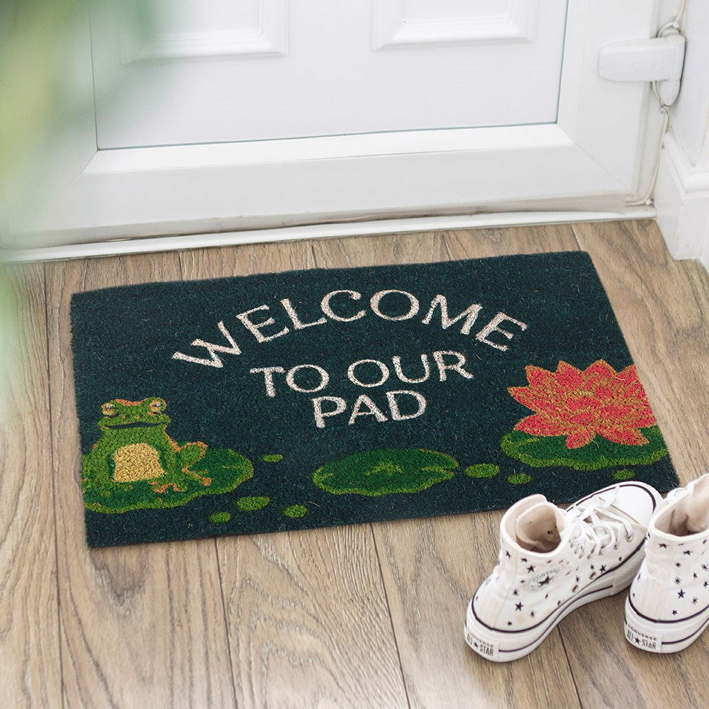 Eleanoras Welcome To Our Pad Doormat Doormats