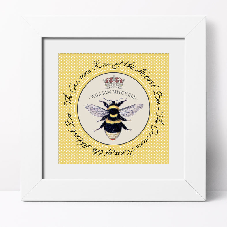 Eleanoras Bee's Knees Personalised Print Canvases