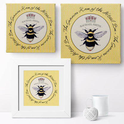 Eleanoras Bee's Knees Personalised Print Canvases