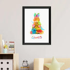 Eleanoras Personalised Watercolour Rabbit Meditation Print Prints