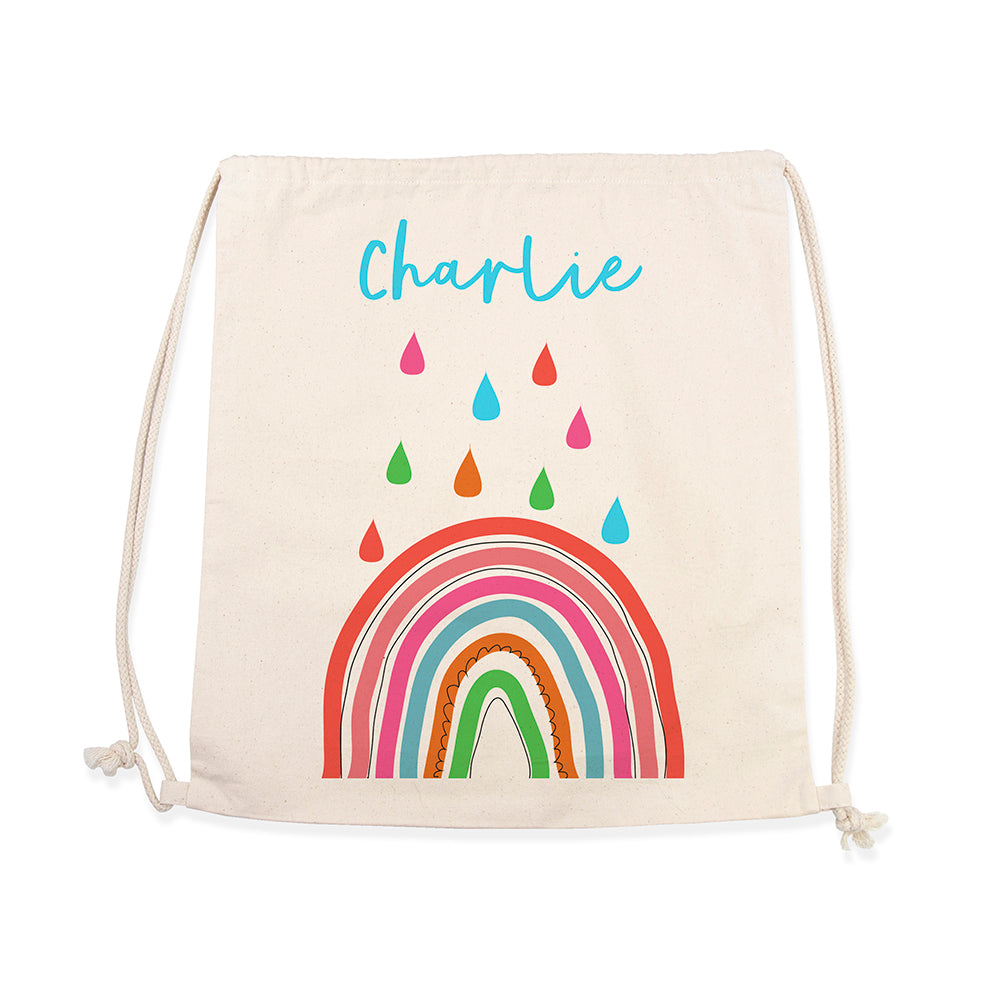 Rainbow PE Kit Bag | Personalised